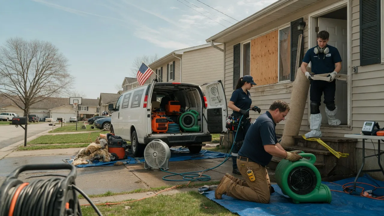 Water Damage Restoration in Hemlock, MI near me
